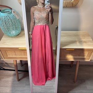 Coral Formal Dress